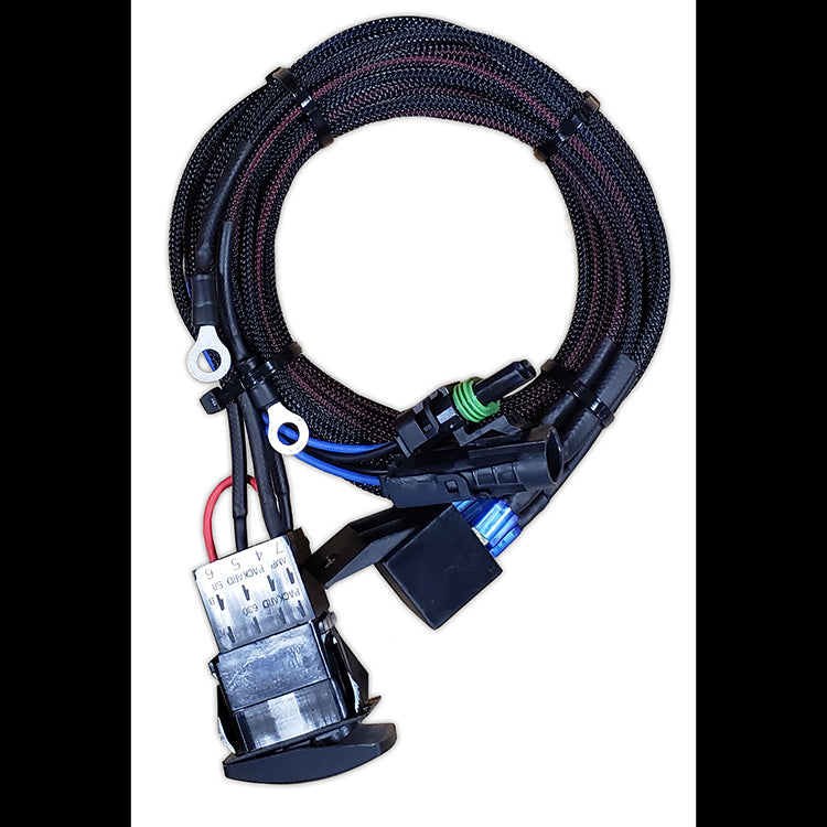 Komisar Motorsports Cooling Fan Override Rocker Switch Kit For Can-Am Commander, Maverick, Defender UTVs (2011-2023)