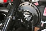5.0″ Round CONVEX GLASS Billet Arm Side Mirror