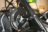 5.0″ Round CONVEX GLASS Billet Arm Side Mirror