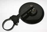 Extended Billet Arm 5.0″ Round CONVEX GLASS Side Mirror