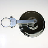 Extended Billet Arm 5.0″ Round CONVEX GLASS Side Mirror