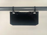 12″ Narrow Mount Sun Visor – Solid Black Shield