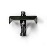 Black powder-coated universal air pumper bracket