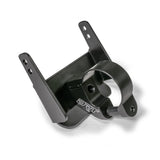 Black powder-coated universal air pumper bracket