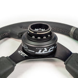 Universal 6-Bolt quick release steering wheel adapter installed