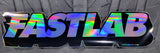 FastLab Holographic Medium Decal - 10" x 2.5"