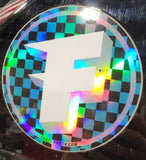 FastLab 5" Circle Holo Checkers Decal