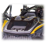 High impact ABS hood scoop with embossed DRT badge, fits 2024+ Maverick R
