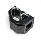 DRT Can-Am Maverick R Billet Shifter Knob resting on its side