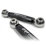 Powder coated link rods and stainless spacers for off-road use