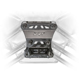 DRT Can Am Maverick X3 2017+ Dual Sheer Radius Rod Plate Front view