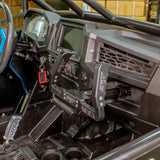 Passenger grab handle mounted in RZR XP 1000