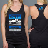 Front/Back view of a women's tank top with clean seams