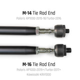 M-14 Tie rod end and M-16 Tie rod end comparison