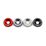 Billet aluminum fender washer-hardware kit (raw aluminum), 28-piece set with fasteners included
