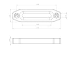 Billet Aluminum Winch Fairlead - Factory UTV