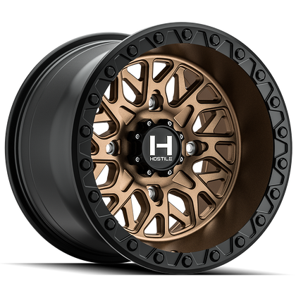 Hostile Wheels H133 Glamis UTV Wheel (Matte Bronze)