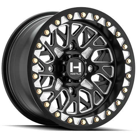 Hostile Wheels H333 Glamis UTV Beadlock Wheel (Blade Cut)