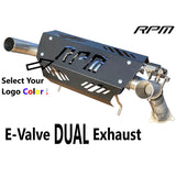 RPM SxS RZR XPT E-Valve Muffler - Dual Tip Captains Choice Exhaust- 2016-2023 XPT XP Turbo S