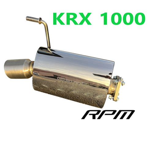 RPM SxS Teryx KRX 1000 Catless Slip On Sport Muffler KRF1000