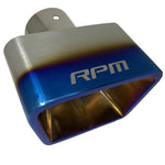 RPM RZR Pro R Stainless OEM Replicated Blued Tip, Black Tip, Brushed Tip