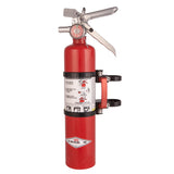Quick release fire extinguisher mount w/ 2.5lb extinguisher