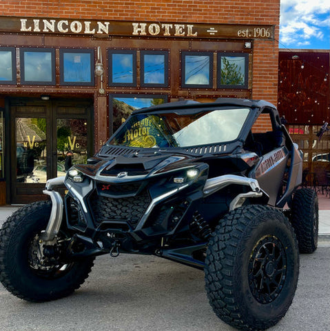 Bent Metal Can-Am Maverick R Vented Glass Windshield