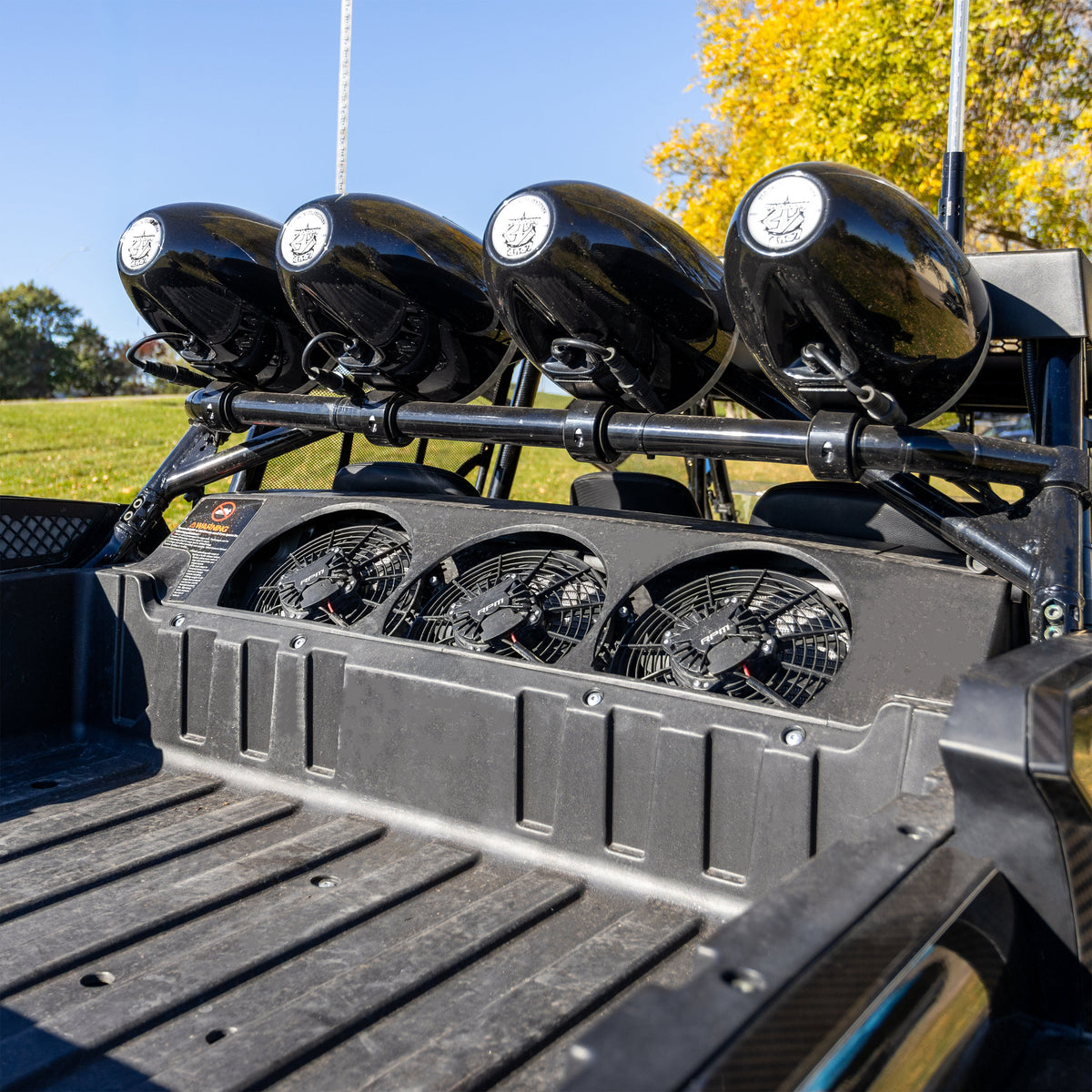 RPM Speed UTV Brushless Radiator / Heat Exchanger Replacement Fans ...