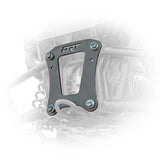 RZR Pro XP radius rod plate installed on rear frame
