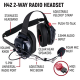 RUGGED Wired Driver and Crew Chief Racing Kit with RDH16 Radios