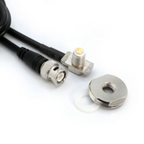 15' Ft. Antenna Coax Cable with BNC Connector and 3/8 NMO Mount