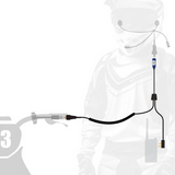 Motorcycle Harness OFFROAD for Rugged Hand Held Radios