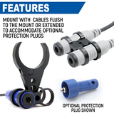Dual Headset / Helmet Nexus Jack Bar Mount