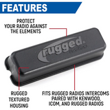Magnetic Radio Cover for Rugged Radios M1, RM45, & RM60 Mobile Radios