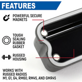 Magnetic Radio Cover for Rugged Radios M1, RM45, & RM60 Mobile Radios