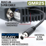 Radio Kit Lite - GMR25 Waterproof GMRS Band Mobile Radio with Stealth Antenna