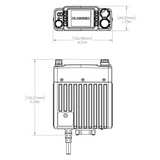 Radio Kit Lite - GMR25 Waterproof GMRS Band Mobile Radio with Stealth Antenna