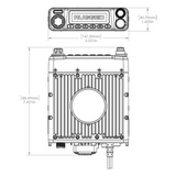 Digital Mobile Radio with Fiberglass Antenna Base Kit