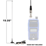 Magnetic Mount Antenna for Rugged Handheld Radios - Dual Band