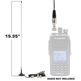 Magnetic Mount Antenna for Rugged Handheld Radios - Dual Band