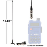 Magnetic Mount Antenna for Rugged Handheld Radios - Dual Band