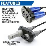 Dual Headset / Helmet Nexus Jack Flush Mount