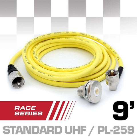 9' Rugged Radios RACE SERIES Antenna Cable Kit