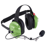 H42 Behind the Head (BTH) Headset for 2-Way Radios - Green