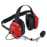 H42 Behind the Head (BTH) Headset for 2-Way Radios - Red