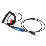Hole Mount Steering Wheel Quick Disconnect Push to Talk (PTT) Kit for Intercoms
