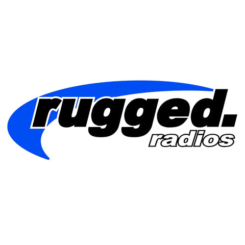 Rugged Radios Die Cut Stickers - Available In A Variety of Sizes